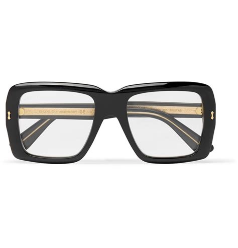 gucci silver glasses frame for men|gucci gold frame glasses men's.